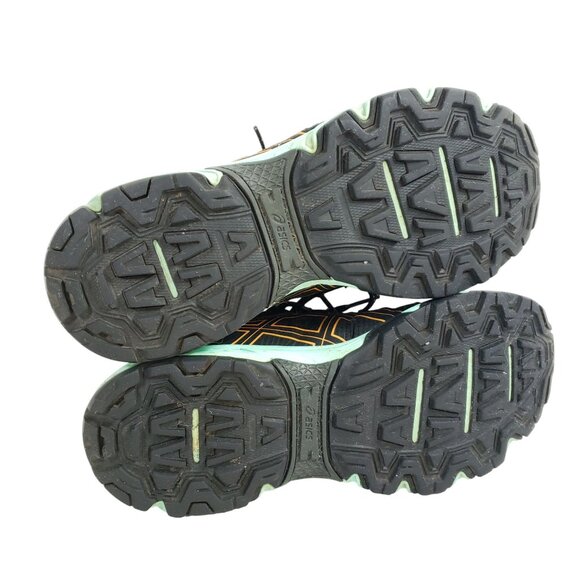 Asics Gel-Venture-7 Womens Size 7.5  Trail Running Shoes Black & Mint - Picture 8 of 9